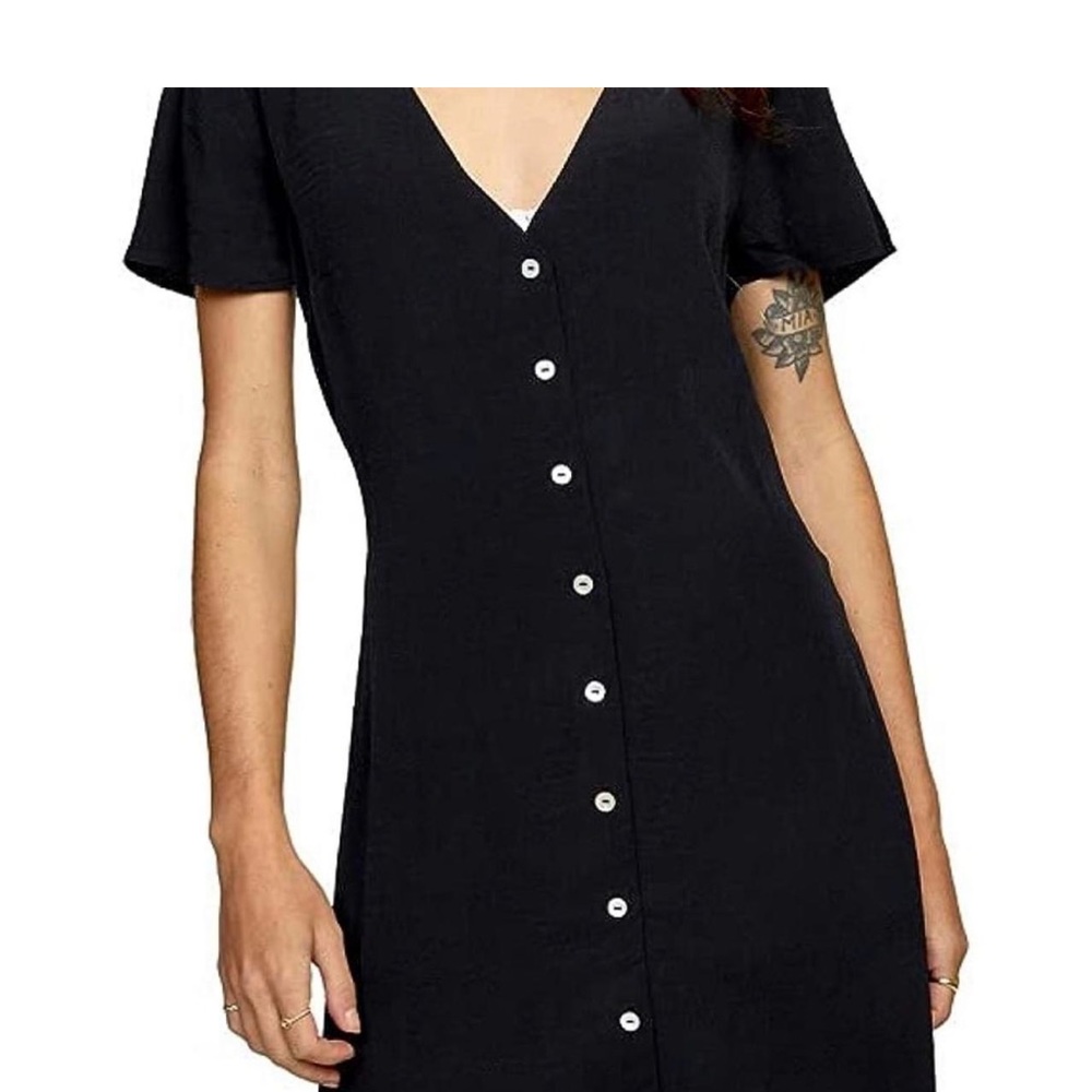 RVCA Avery button dress